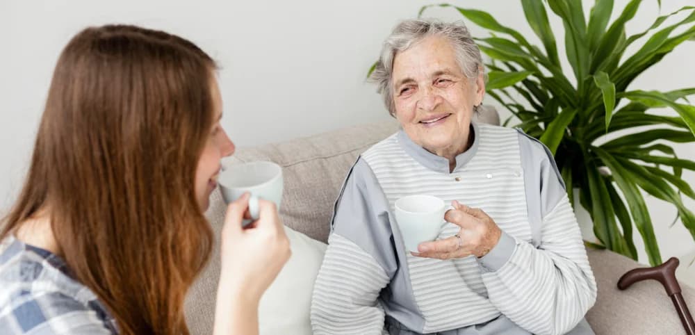 caring for an elderly at home
